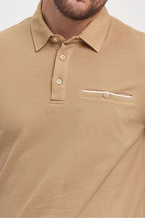 سوئیشرت بژ مردانه ساده ENQUE - کد 862523821