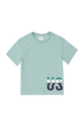 تیشرت سبز بچه گانه یقه دوچرخه U.S. Polo Assn. - کد 862510315