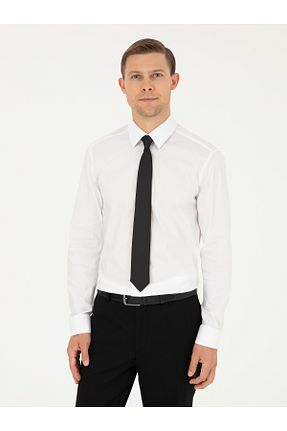 پیراهن سفید مردانه اسلیم فیت Cacharel - کد 862522837