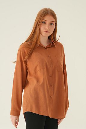 پیراهن قهوه ای زنانه رگولار Rays - کد 823090817