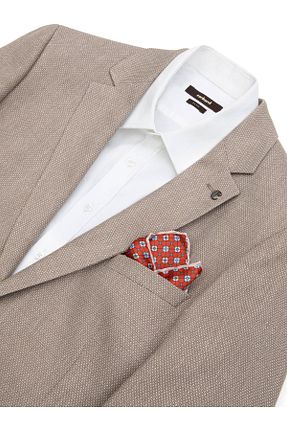 دستمال جیبی بژ مردانه Cacharel - کد 862555190