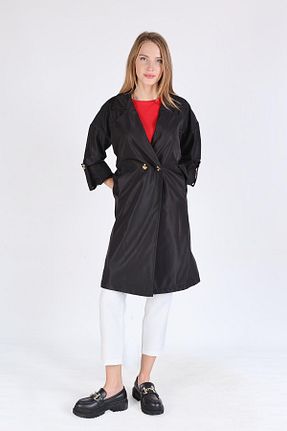 ترنچکت مشکی زنانه بدون آستر Rays - کد 857142849