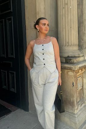 بلوز طوسی زنانه ساده Hiccup - کد 862572734