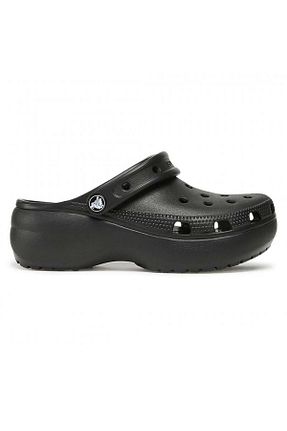 دمپائی مشکی زنانه پاشنه تخت Crocs - کد 315425283