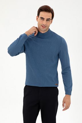پلیور آبی مردانه ساده U.S. Polo Assn. - کد 862591678