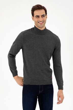 پلیور طوسی مردانه ساده U.S. Polo Assn. - کد 863060265