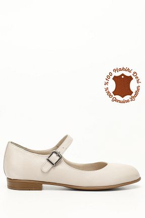 بابت بژ زنانه چرم خالص GÖNDERİ(R) - کد 842126808