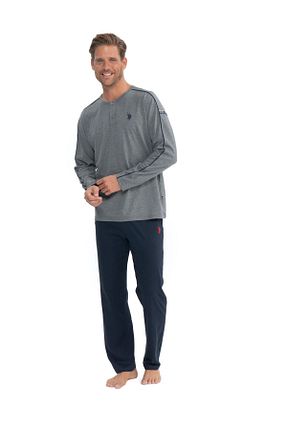 ست لباس راحتی طوسی مردانه ساده U.S. Polo Assn. - کد 862576132