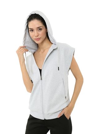 سوئیشرت اسپرت طوسی زنانه رگولار Scorp - کد 816651247