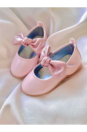 بابت صورتی بچه گانه چرم لاکی Görkem bebe ayakkabı ve tekstil - کد 862426876