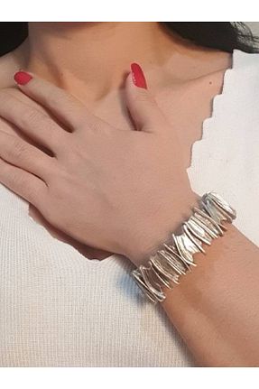 دستبند جواهر زنانه روکش نقره EDWOL - کد 862596302
