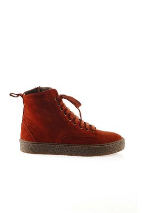 بوت / نیم بوت نارنجی زنانه چرم خالص Bueno Shoes - کد 193121654
