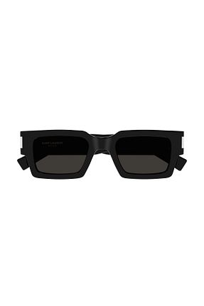 عینک آفتابی مشکی زنانه UV400 Yves Saint Laurent - کد 856215060