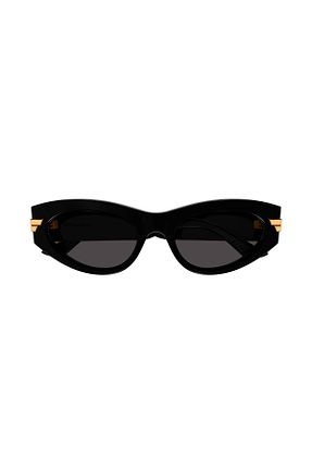 عینک آفتابی مشکی زنانه UV400 Bottega Veneta - کد 801140625