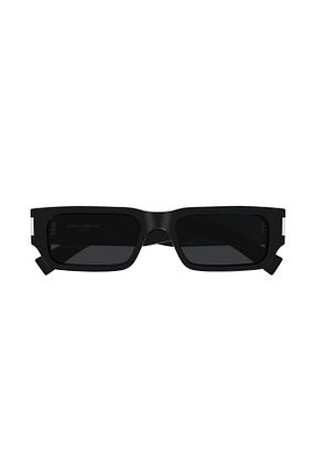 عینک آفتابی مشکی زنانه UV400 Yves Saint Laurent - کد 850982429