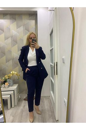 ست بالاتنه و پائین تنه طوسی زنانه بافتنی SUSEEMODA - کد 862610252