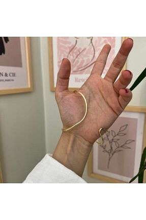 دستبند جواهر طلائی زنانه روکش طلا İlayda - کد 862613622
