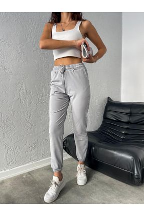 شلوار کرمگن طوسی زنانه سایز بزرگ eccmoda - کد 862618296