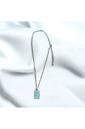 گردنبند استیل ( فولاد ) زرد زنانه استیل (فولاد) bircan yıldırım niyet bulutları - کد 862618601