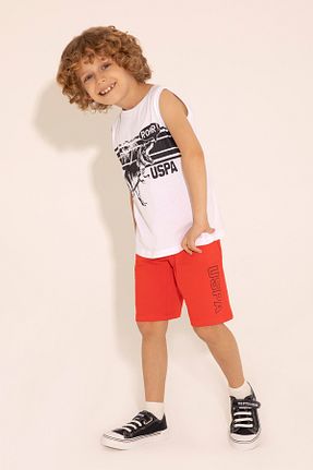 شلوارک و برمودا قرمز بچه گانه رگولار U.S. Polo Assn. - کد 832940940