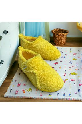 پاندوف زرد بچه گانه پارچه ای Gezer - کد 862636809
