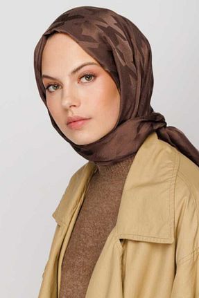 شال قهوه ای زنانه VALORSCARF - کد 862687885