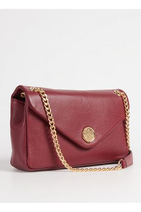 کیف دوشی زرشکی زنانه Vince Camuto - کد 862665721