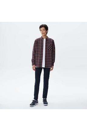 شلوار جین سرمه ای مردانه پاچه ساده Lacoste - کد 815119446