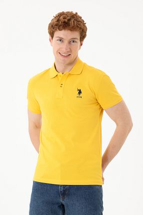 پولوشرت زرد مردانه پارچه ای U.S. Polo Assn. - کد 832720364