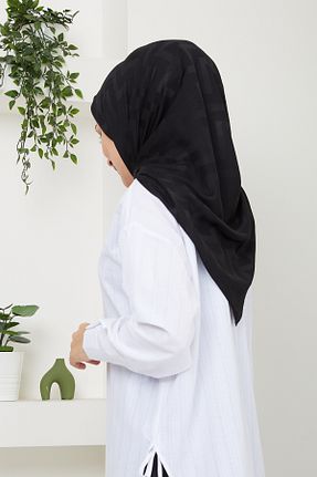 روسری مشکی پنبه ای Golden Rose - کد 862703257