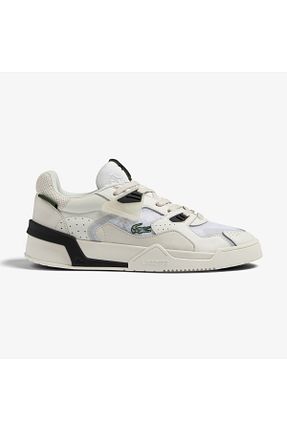 کفش اسنیکر سفید مردانه بند دار Lacoste - کد 649009270