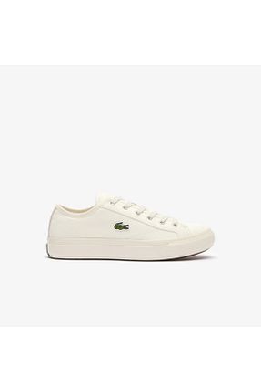 کفش اسنیکر سفید مردانه بند دار Lacoste - کد 837968474
