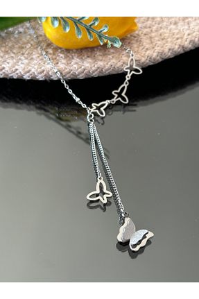 گردنبند استیل ( فولاد ) طلائی زنانه استیل ضد زنگ StainlessStore - کد 862722870