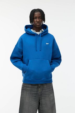 سوئیشرت آبی زنانه نقش دار / کار شده Pull & Bear - کد 850028905