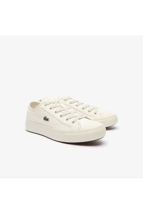کفش اسنیکر سفید مردانه بند دار Lacoste - کد 837968474