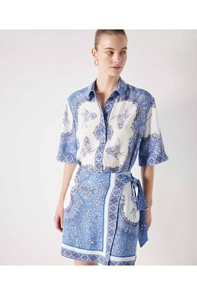 شلوارک و برمودا آبی زنانه رگولار İpekyol - کد 838051206