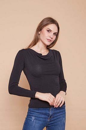 بادی مشکی زنانه یقه دگاژه Jument - کد 372797079