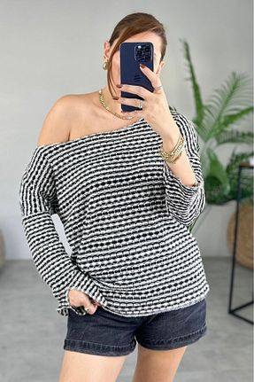 بلوز مشکی زنانه ساده bb butik basic - کد 861950019