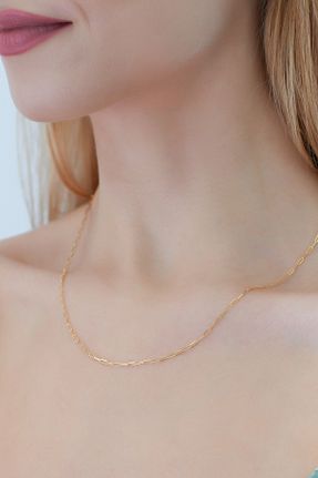 گردنبند طلا طلائی زنانه 14 عیار ALTINTAKIN - کد 862741013