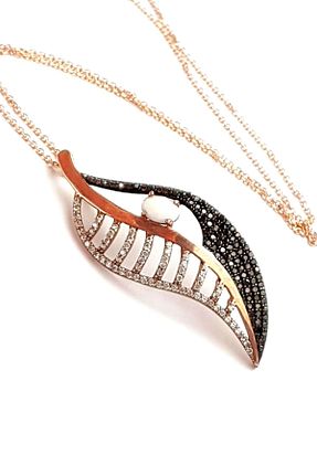 گردنبند نقره طلائی زنانه 925 عیار OSESHOP - کد 138319227