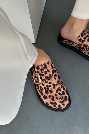 دمپائی قهوه ای زنانه پارچه ای Mupa Shoes - کد 835058240
