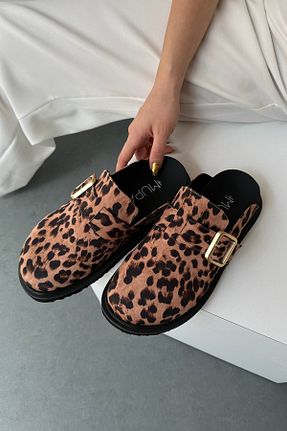 دمپائی قهوه ای زنانه پارچه ای Mupa Shoes - کد 835058240