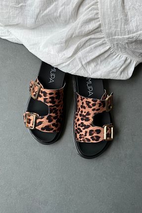دمپائی قهوه ای زنانه جیر Mupa Shoes - کد 835058216