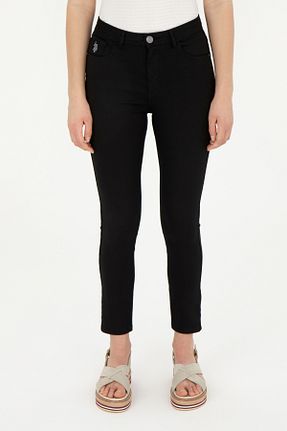 شلوار مشکی زنانه بافتنی U.S. Polo Assn. - کد 859225735