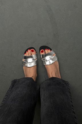 دمپائی زنانه چرم مصنوعی Mupa Shoes - کد 830301673