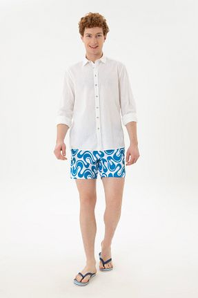 شلوارک و برمودا آبی مردانه بافتنی U.S. Polo Assn. - کد 832992385