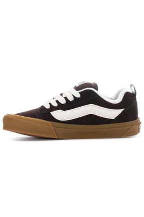 کفش اسنیکر قهوه ای زنانه بند دار Vans - کد 862740635