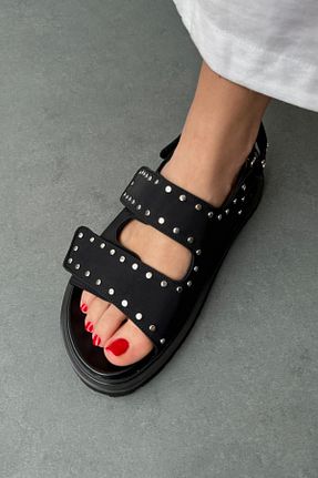 دمپائی مشکی زنانه چرم مصنوعی Mupa Shoes - کد 833681012