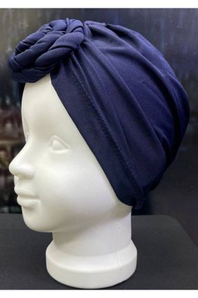 دستمال گردن سرمه ای زنانه پنبه ای ALDAİR - کد 862749356