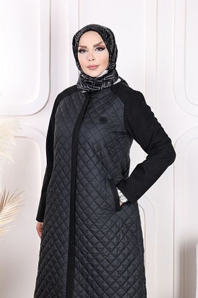 کلاه و ابایا مشکی زنانه پلی استر Genel Markalar - کد 216340108